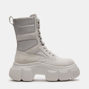Steve Madden RIVKA in Bone Combat Boots Size 6